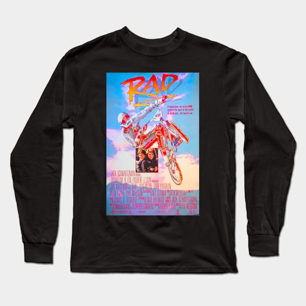 RAD movie poster! Long Sleeve T-Shirt by Pop Fan Shop